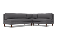 Magnolia Armless 3pc Modular Sectional Sofa