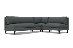 Magnolia Armless 3pc Modular Sectional Sofa