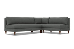 Magnolia Armless 3pc Modular Sectional Sofa