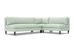 Magnolia Armless 3pc Modular Sectional Sofa