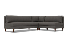 Magnolia Armless 3pc Modular Sectional Sofa