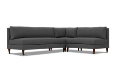 Magnolia Armless 3pc Modular Sectional Sofa