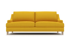 Soto Apartment Size Sofa :: Leg Finish: Weathered Oak