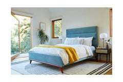 Cooper Upholstered Bed in CLOUD VELVET - QUEEN