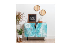 Aqua Sea Stone Credenza by Lisa Argyropoulos