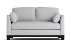 Avalon Apartment Size Sleeper Sofa :: Leg Finish: Espresso / Sleeper Option: Memory Foam Mattress