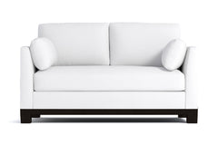 Avalon Apartment Size Sleeper Sofa :: Leg Finish: Espresso / Sleeper Option: Memory Foam Mattress