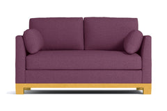 Avalon Apartment Size Sleeper Sofa :: Leg Finish: Natural / Sleeper Option: Memory Foam Mattress