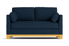 Avalon Apartment Size Sleeper Sofa :: Leg Finish: Natural / Sleeper Option: Memory Foam Mattress