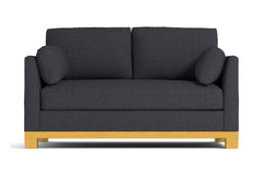 Avalon Apartment Size Sleeper Sofa :: Leg Finish: Natural / Sleeper Option: Memory Foam Mattress
