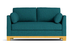 Avalon Apartment Size Sleeper Sofa :: Leg Finish: Natural / Sleeper Option: Memory Foam Mattress