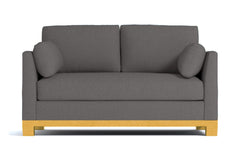 Avalon Apartment Size Sleeper Sofa :: Leg Finish: Natural / Sleeper Option: Memory Foam Mattress