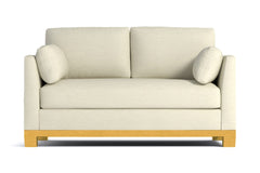 Avalon Apartment Size Sleeper Sofa :: Leg Finish: Natural / Sleeper Option: Deluxe Innerspring Mattress