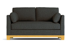 Avalon Apartment Size Sleeper Sofa :: Leg Finish: Natural / Sleeper Option: Memory Foam Mattress