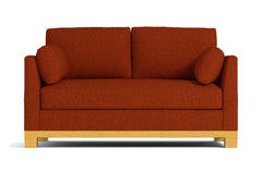Avalon Apartment Size Sleeper Sofa :: Leg Finish: Natural / Sleeper Option: Deluxe Innerspring Mattress