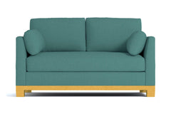 Avalon Apartment Size Sleeper Sofa :: Leg Finish: Natural / Sleeper Option: Deluxe Innerspring Mattress