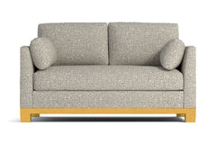 Avalon Apartment Size Sleeper Sofa :: Leg Finish: Natural / Sleeper Option: Memory Foam Mattress