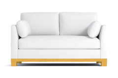 Avalon Apartment Size Sleeper Sofa :: Leg Finish: Natural / Sleeper Option: Deluxe Innerspring Mattress