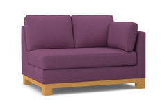 Avalon Right Arm Loveseat :: Leg Finish: Natural / Configuration: RAF - Chaise on the Right