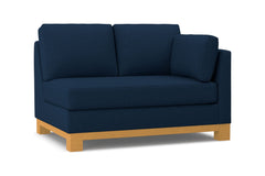 Avalon Right Arm Loveseat :: Leg Finish: Natural / Configuration: RAF - Chaise on the Right
