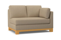Avalon Right Arm Loveseat :: Leg Finish: Natural / Configuration: RAF - Chaise on the Right