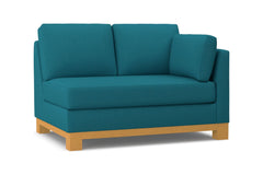 Avalon Right Arm Loveseat :: Leg Finish: Natural / Configuration: RAF - Chaise on the Right