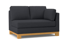 Avalon Right Arm Loveseat :: Leg Finish: Natural / Configuration: RAF - Chaise on the Right