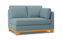 Avalon Right Arm Loveseat :: Leg Finish: Natural / Configuration: RAF - Chaise on the Right