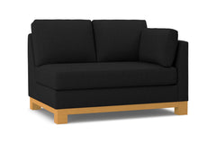 Avalon Right Arm Loveseat :: Leg Finish: Natural / Configuration: RAF - Chaise on the Right