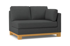 Avalon Right Arm Loveseat :: Leg Finish: Natural / Configuration: RAF - Chaise on the Right