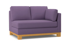 Avalon Right Arm Loveseat :: Leg Finish: Natural / Configuration: RAF - Chaise on the Right