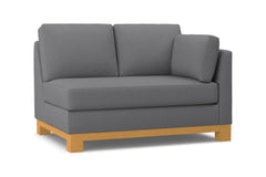Avalon Right Arm Loveseat :: Leg Finish: Natural / Configuration: RAF - Chaise on the Right