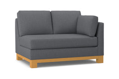 Avalon Right Arm Loveseat :: Leg Finish: Natural / Configuration: RAF - Chaise on the Right