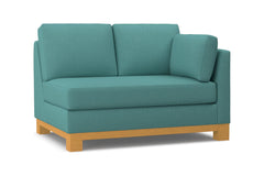 Avalon Right Arm Loveseat :: Leg Finish: Natural / Configuration: RAF - Chaise on the Right