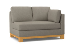Avalon Right Arm Loveseat :: Leg Finish: Natural / Configuration: RAF - Chaise on the Right