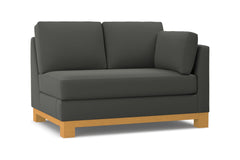 Avalon Right Arm Loveseat :: Leg Finish: Natural / Configuration: RAF - Chaise on the Right