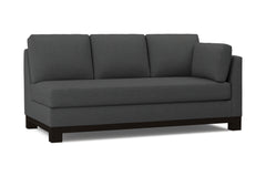 Avalon Right Arm Sofa :: Leg Finish: Espresso / Configuration: RAF - Chaise on the Right