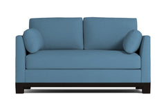 Avalon Apartment Size Sleeper Sofa :: Leg Finish: Espresso / Sleeper Option: Memory Foam Mattress