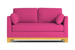 Avalon Apartment Size Sleeper Sofa :: Leg Finish: Natural / Sleeper Option: Memory Foam Mattress
