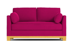 Avalon Apartment Size Sleeper Sofa :: Leg Finish: Natural / Sleeper Option: Memory Foam Mattress