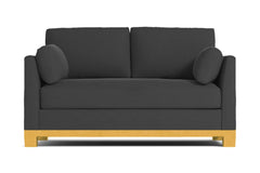 Avalon Apartment Size Sleeper Sofa :: Leg Finish: Natural / Sleeper Option: Memory Foam Mattress