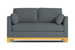 Avalon Apartment Size Sleeper Sofa :: Leg Finish: Natural / Sleeper Option: Memory Foam Mattress