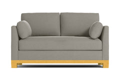 Avalon Apartment Size Sleeper Sofa :: Leg Finish: Natural / Sleeper Option: Deluxe Innerspring Mattress