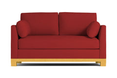 Avalon Apartment Size Sleeper Sofa :: Leg Finish: Natural / Sleeper Option: Deluxe Innerspring Mattress