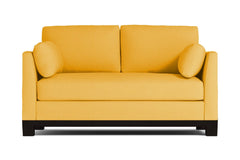 Avalon Apartment Size Sleeper Sofa :: Leg Finish: Espresso / Sleeper Option: Memory Foam Mattress