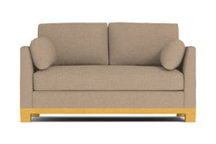 Avalon Apartment Size Sleeper Sofa :: Leg Finish: Natural / Sleeper Option: Memory Foam Mattress
