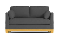 Avalon Apartment Size Sleeper Sofa :: Leg Finish: Natural / Sleeper Option: Memory Foam Mattress