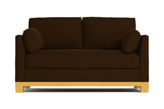 Avalon Apartment Size Sleeper Sofa :: Leg Finish: Natural / Sleeper Option: Memory Foam Mattress
