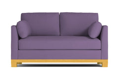Avalon Apartment Size Sleeper Sofa :: Leg Finish: Natural / Sleeper Option: Deluxe Innerspring Mattress