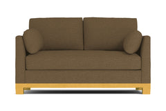 Avalon Apartment Size Sleeper Sofa :: Leg Finish: Natural / Sleeper Option: Memory Foam Mattress